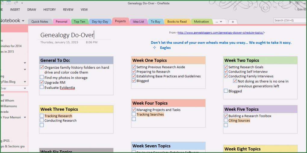 Onenote Projekt Vorlage Süß Enote to Do List Template