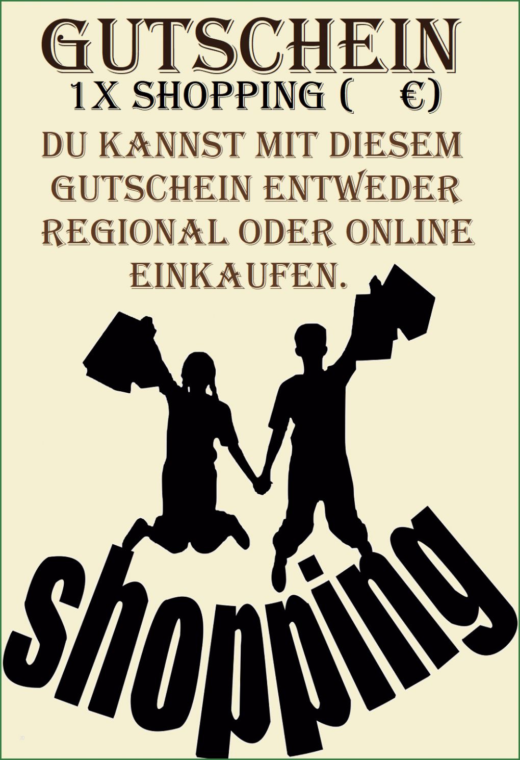 Onlineshop Vorlage Hübsch Shopping Gutscheine Vorlagen En & Verschenken