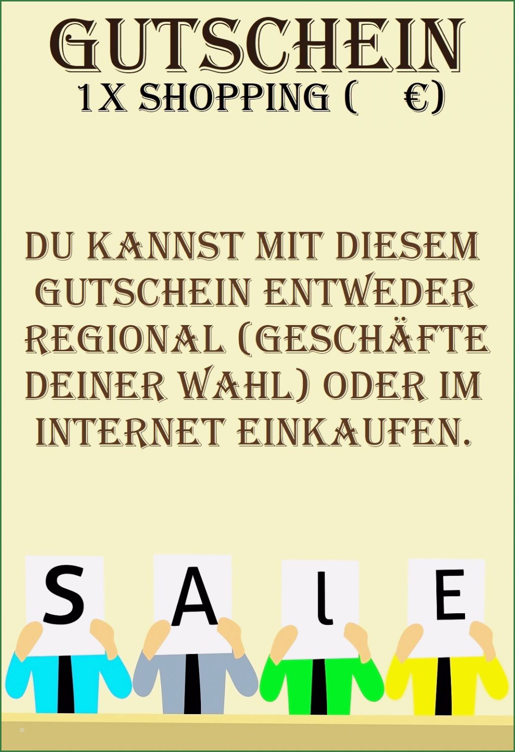 Onlineshop Vorlage Luxus Shopping Gutscheine Vorlagen En & Verschenken