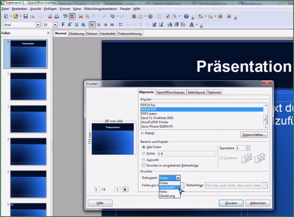 Open Office Präsentation Vorlage Cool Open Fice Handout Erstellen so Geht S Chip