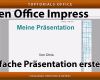 Open Office Präsentation Vorlage Einzigartig Einfache Präsentation Erstellen Mit Open Fice Impress