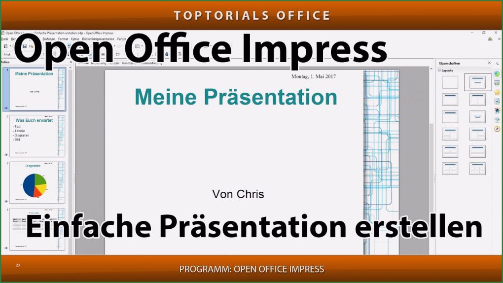 Open Office Präsentation Vorlage Einzigartig Einfache Präsentation Erstellen Mit Open Fice Impress