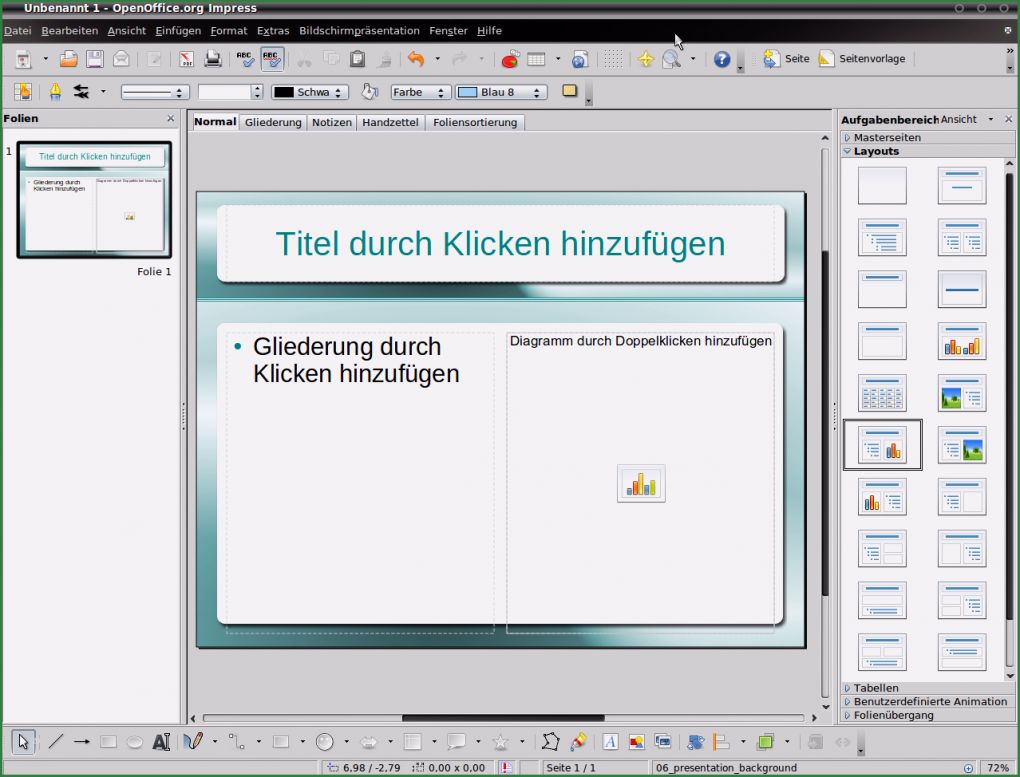 Open Office Präsentation Vorlage Fabelhaft File Open Fice Impress Präsentation Ubuntu Linux 3 1