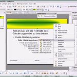 Open Office Präsentation Vorlage Fabelhaft Open Fice Impress Vorlagen Erstellen