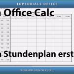 Open Office Präsentation Vorlage Schönste Stundenplan Tagesplan Zum Ausdrucken Erstellen