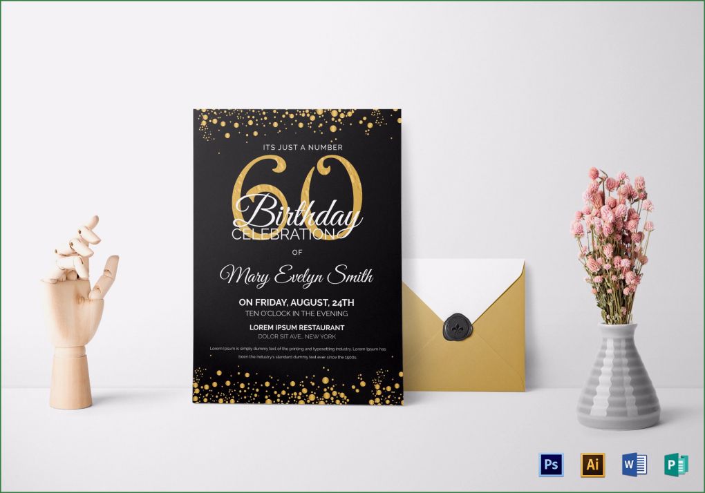 Pailletten Vorlagen Kostenlos Großartig Einladungskarten 60 Geburtstag Vorlagen Kostenlos