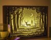 Paper Cut Light Box Vorlage Angenehm Papercut Light Boxes the Deer In the Deep forest at