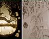 Paper Cut Light Box Vorlage Erstaunlich Hari & Deepti Paper Cut Shadow Light Boxes Wolf Men