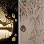 Paper Cut Light Box Vorlage Erstaunlich Hari & Deepti Paper Cut Shadow Light Boxes Wolf Men