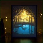 Paper Cut Light Box Vorlage Fabelhaft Papercut Light Boxes 3 Steps