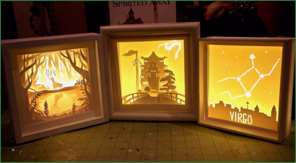 Paper Cut Light Box Vorlage Fabelhaft Pin On Creative