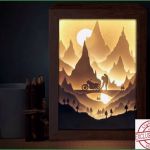 Paper Cut Light Box Vorlage Genial Ghim Trên Papercut Lightbox