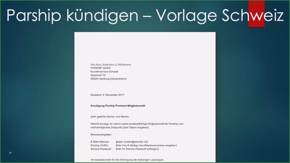 Parship Kündigen Vorlage Angenehm Parship Kündigen Vorlage Schweiz