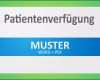 Patientenverfügung Vorlage Zum Ausfüllen Neu Vollmacht