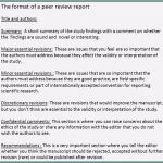 Peer Review Vorlage Genial A Beginner’s Guide to Peer Review Part Two Research In