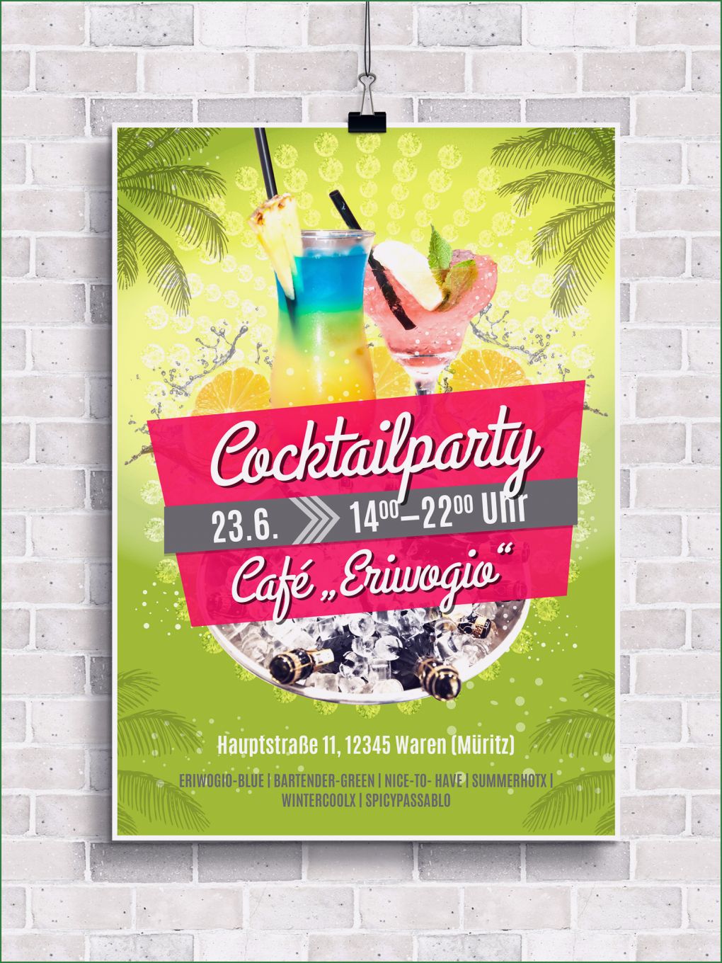 Photoshop Plakat Vorlagen Wunderbar Party Flyer Plakate