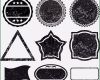 Photoshop Stempel Vorlage Fabelhaft 9 Stempel Vorlage Festlegen Stock Vektor