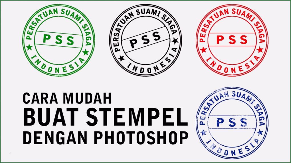 Photoshop Stempel Vorlage Genial Cara Mudah Buat Stempel Dengan Shop Tutorial