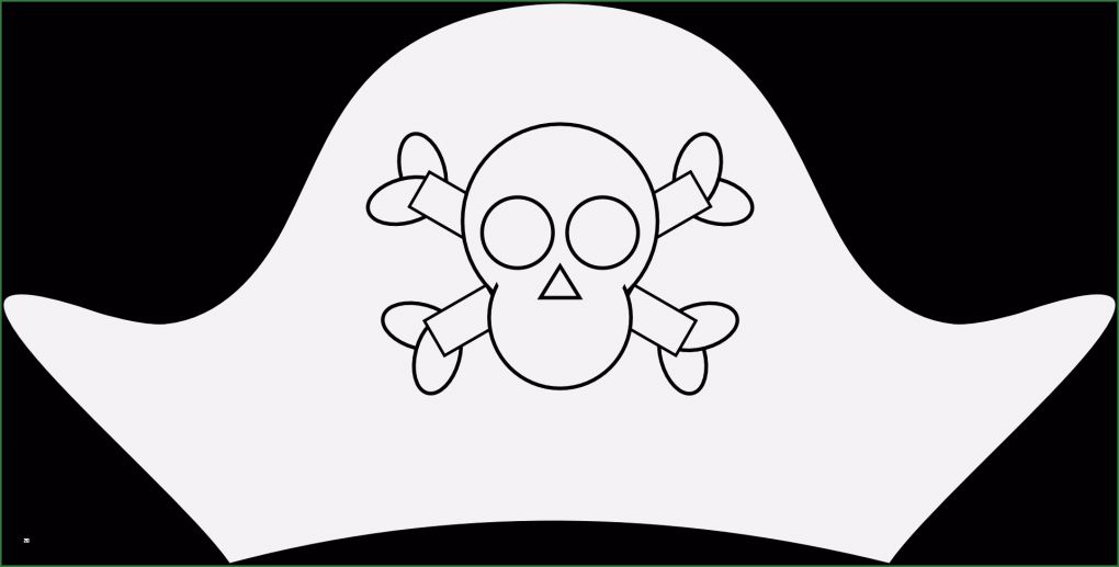 Piratenhut Basteln Vorlage Großartig Gorro Pirata Para Colorear