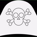 Piratenhut Basteln Vorlage Großartig Gorro Pirata Para Colorear