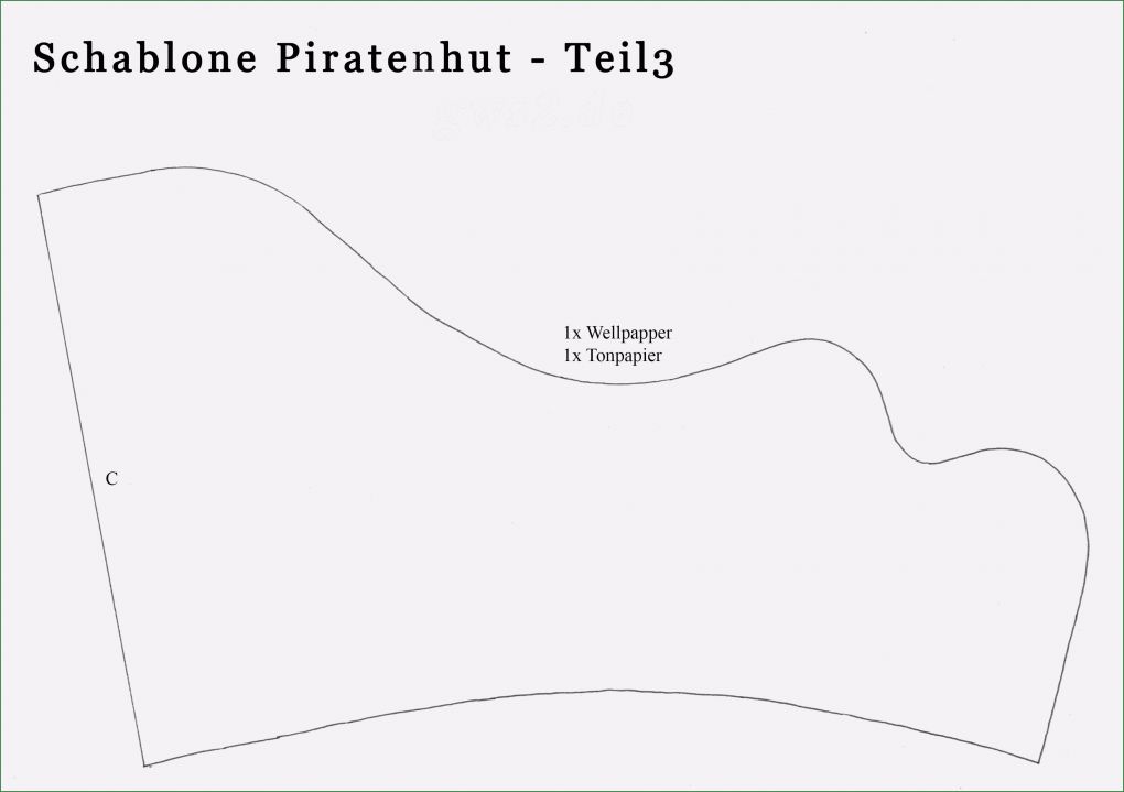 Piratenhut Basteln Vorlage Hübsch Piratenhut Basteln Vorlage