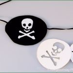 Piratenhut Basteln Vorlage Wunderbar Piraten Augenklappe Kindergeburtstag