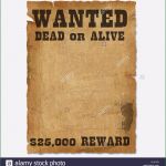 Plakat Vorlage Word Best Of Plakat Vorlage Mit Bounty Belohnung Wollte Stockfoto Bild