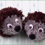 Pompon Vorlage Erstaunlich Igel Basteln 9 Ideen Praktische Vorlagen Zum