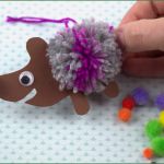 Pompon Vorlage Süß Igel Basteln 9 Ideen Praktische Vorlagen Zum