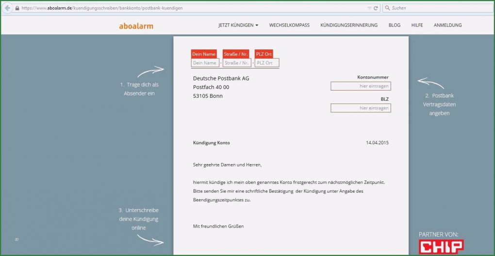 Postbank Sparcard Kündigen Vorlage Elegant Postbank Konto Kündigen so Geht S Chip Sparcard Kuendigen