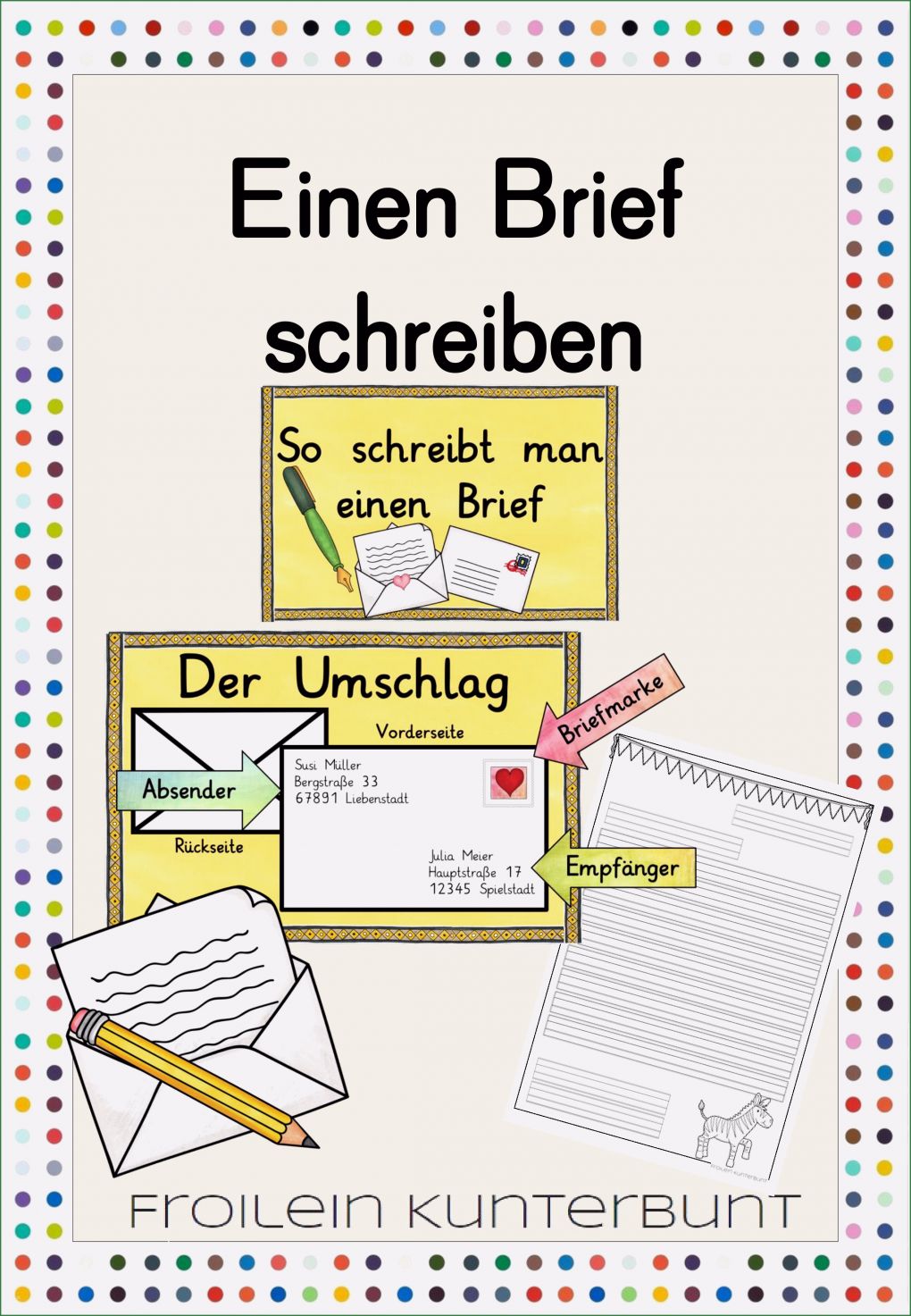 Postkarte Schreiben Vorlage Französisch Bewundernswert Brief Postkarte Schreiben – Deutsch