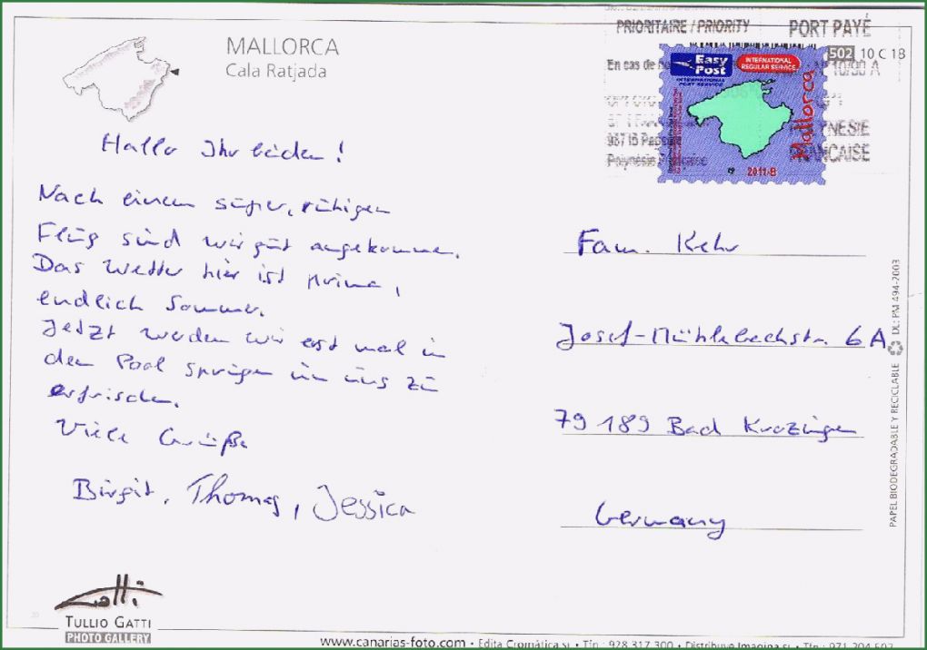 Postkarte Schreiben Vorlage Französisch Erstaunlich Philaseiten Privatpostbriefmarken Auf Sendungen Aus