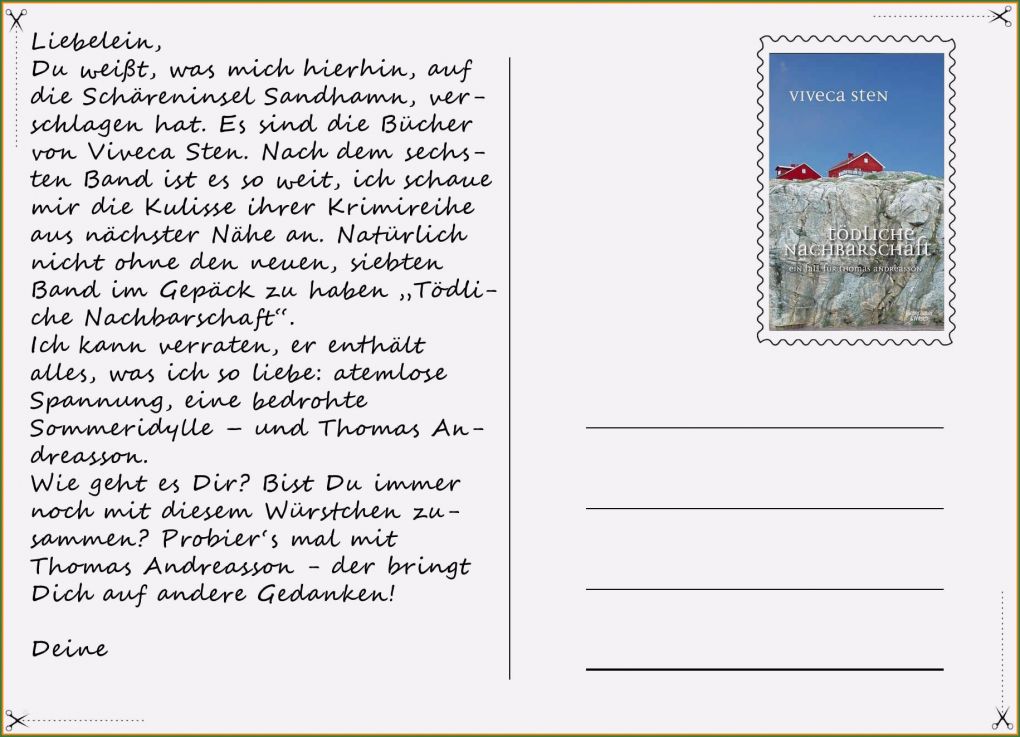 Postkarte Schreiben Vorlage Französisch Neu 15 Postkarten Schreiben Text