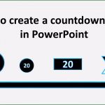 Powerpoint Countdown Vorlage Bewundernswert How to Create A Countdown Timer In Powerpoint – Tekhnologic