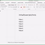 Powerpoint Inhaltsverzeichnis Vorlage Neu Automatisches Inhaltsverzeichnis In Powerpoint Chip