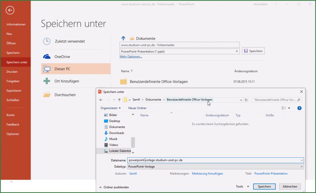 Powerpoint Präsentation über Sich Selbst Vorlage Best Of Masterfolien Eigene Vorlage Erstellen In Powerpoint