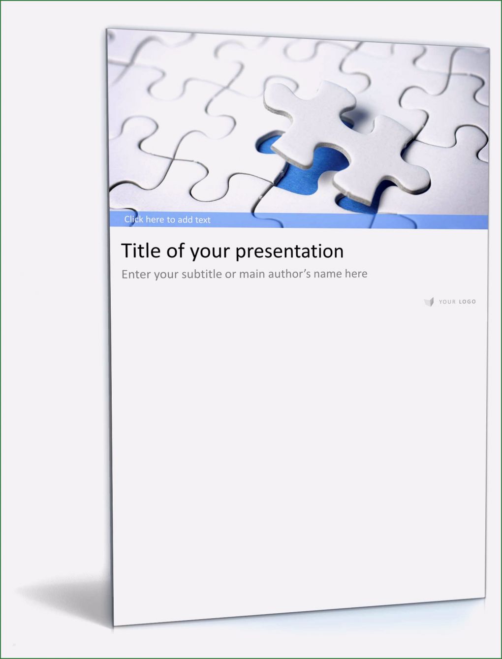 Powerpoint Puzzle Vorlage Angenehm 14 Selbstpräsentation Muster