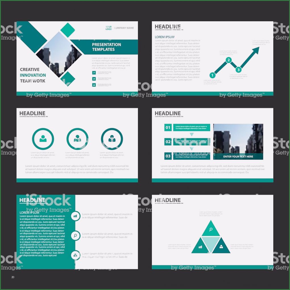 Präsentation Design Vorlagen Inspiration Grün Präsentation Vorlagen Infografiken Flachen