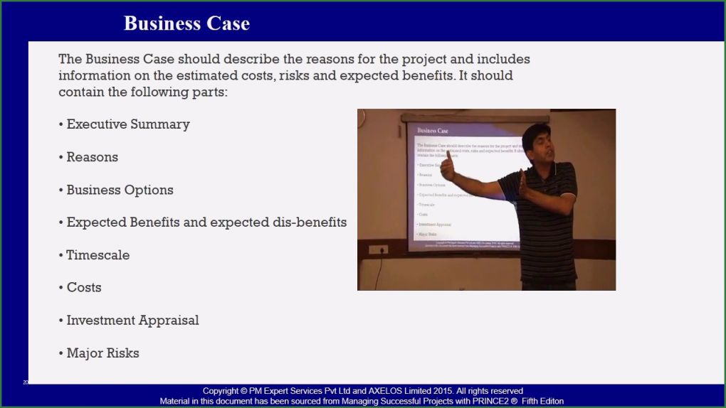 Prince2 Business Case Vorlage Schönste Prince2 Business Case theme