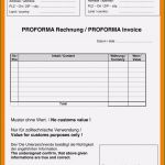 Proforma Invoice Vorlage Beste 8 Proforma Rechnung Englisch Vorlage