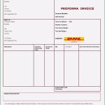 Proforma Invoice Vorlage Gut Dhl Proforma Invoice Template Invoice Template Free 2016