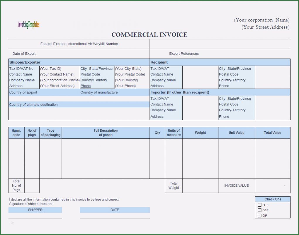 Proforma Invoice Vorlage Wunderbar Proforma Invoice Vorlage Option Von Sample Mercial Invoice