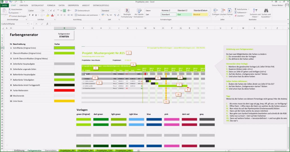 Projektablaufplan Vorlage Excel Inspiration Projektplan Excel