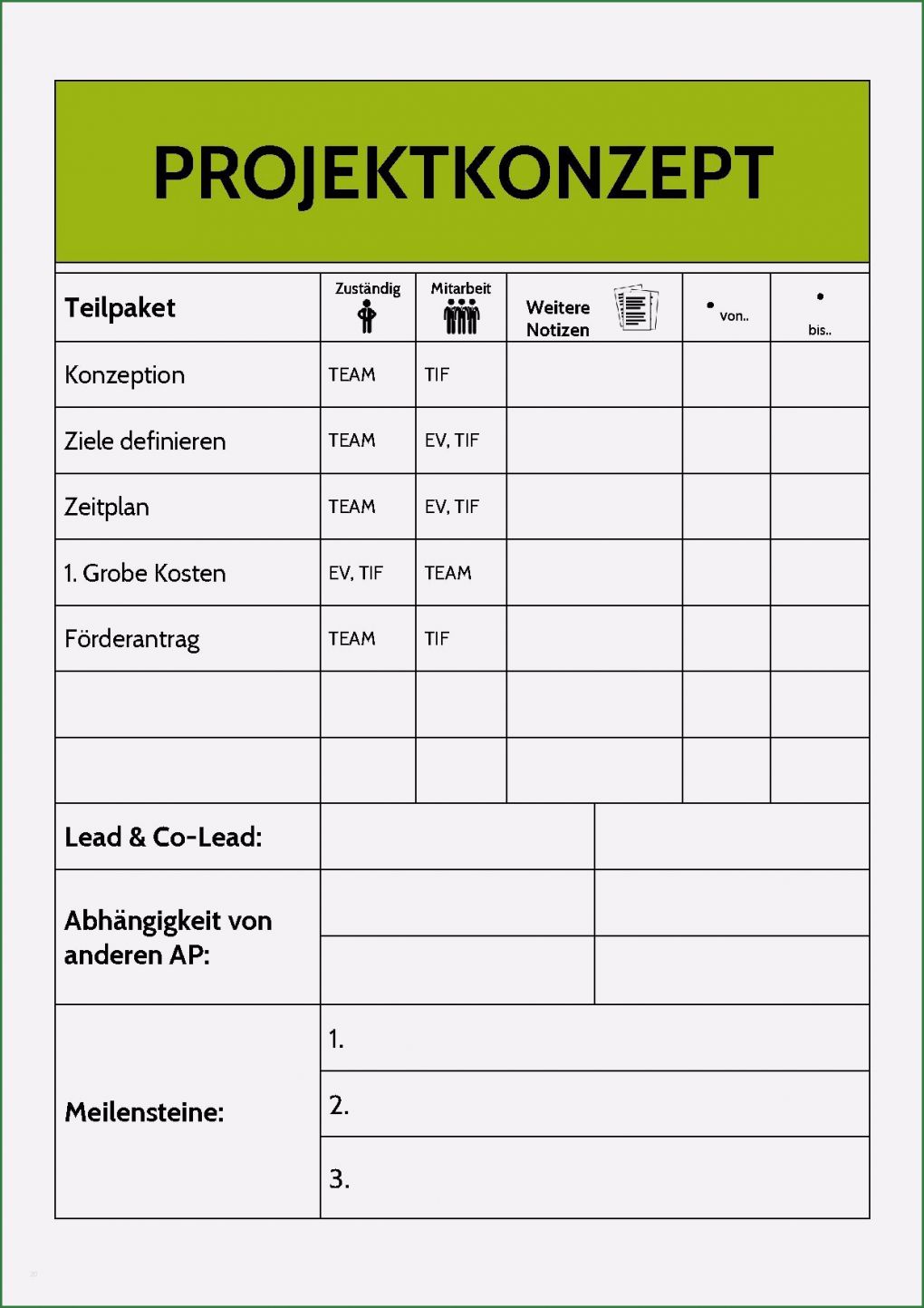 Projektmanagement Arbeitspakete Vorlage Erstaunlich Datei Wikicon Muster Vorlage Arbeitspakete Pdf –
