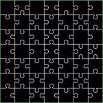 Puzzle Leere Vorlage Erstaunlich Jigsaw Puzzle Blank Parts Template 7x7 Pieces