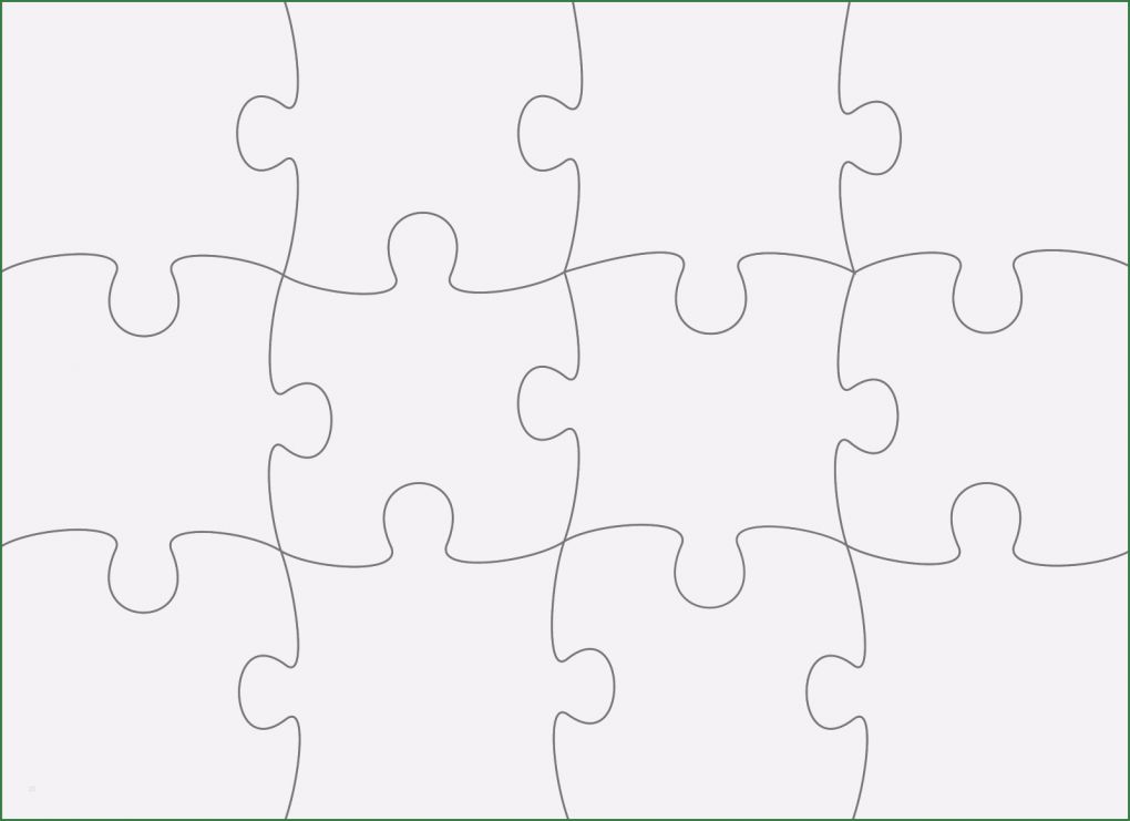 Puzzle Leere Vorlage Inspiration Material Für Digitales Bilder Basteln Vorlagen Puzzle