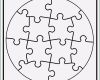 Puzzle Leere Vorlage Inspiration White Line Puzzle Kreis Zum Selbst Bemalen 6 Stück Von