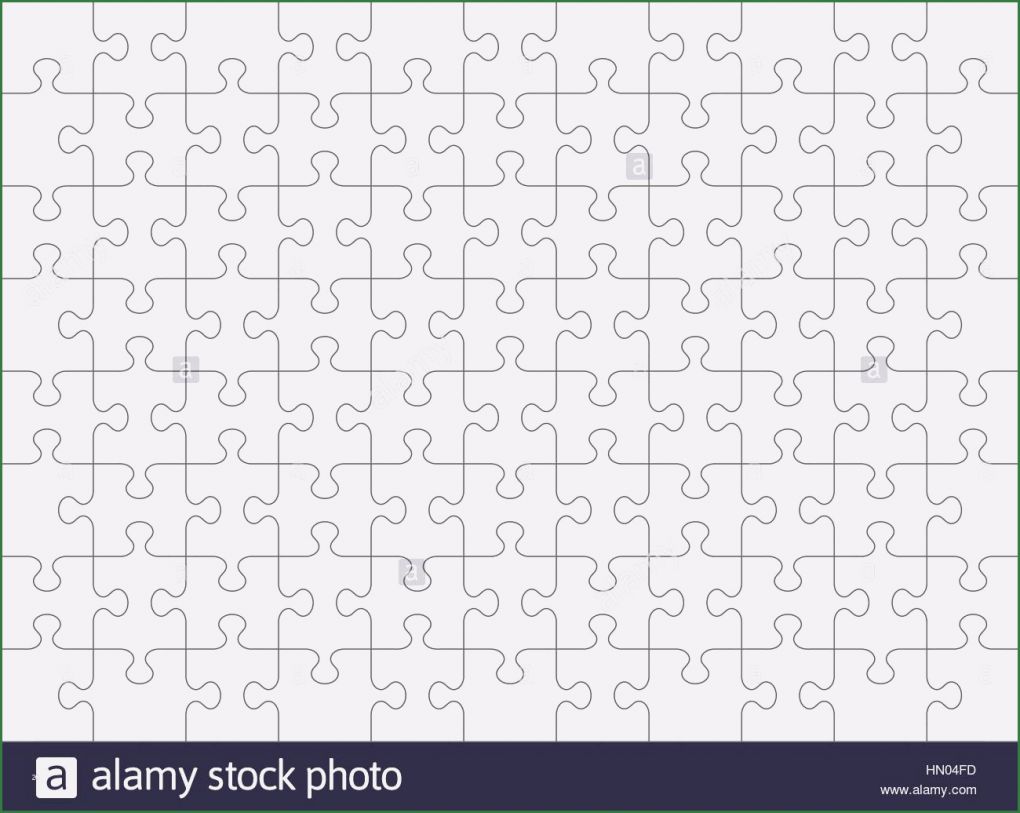 Puzzle Leere Vorlage Luxus Puzzle Illustration Graphic Brainteaser Stockfotos