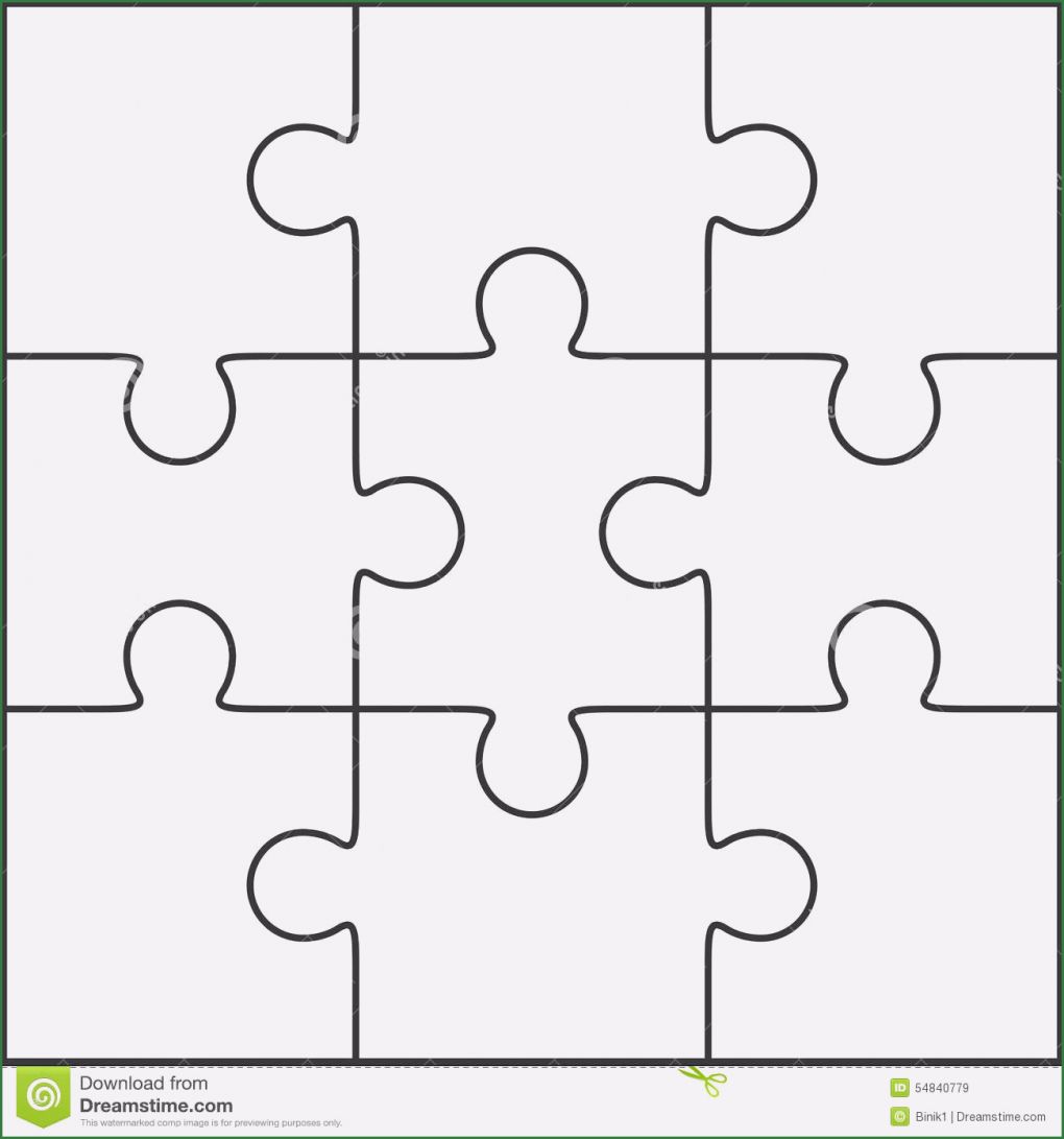Puzzle Leere Vorlage Schön Jigsaw Puzzle Template Printable