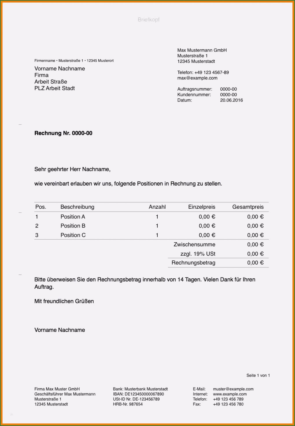 Rechnung Kleinunternehmer Vorlage Word Best Of Kleinunternehmer Rechnung Vorlage Kostenlos Bezüglich